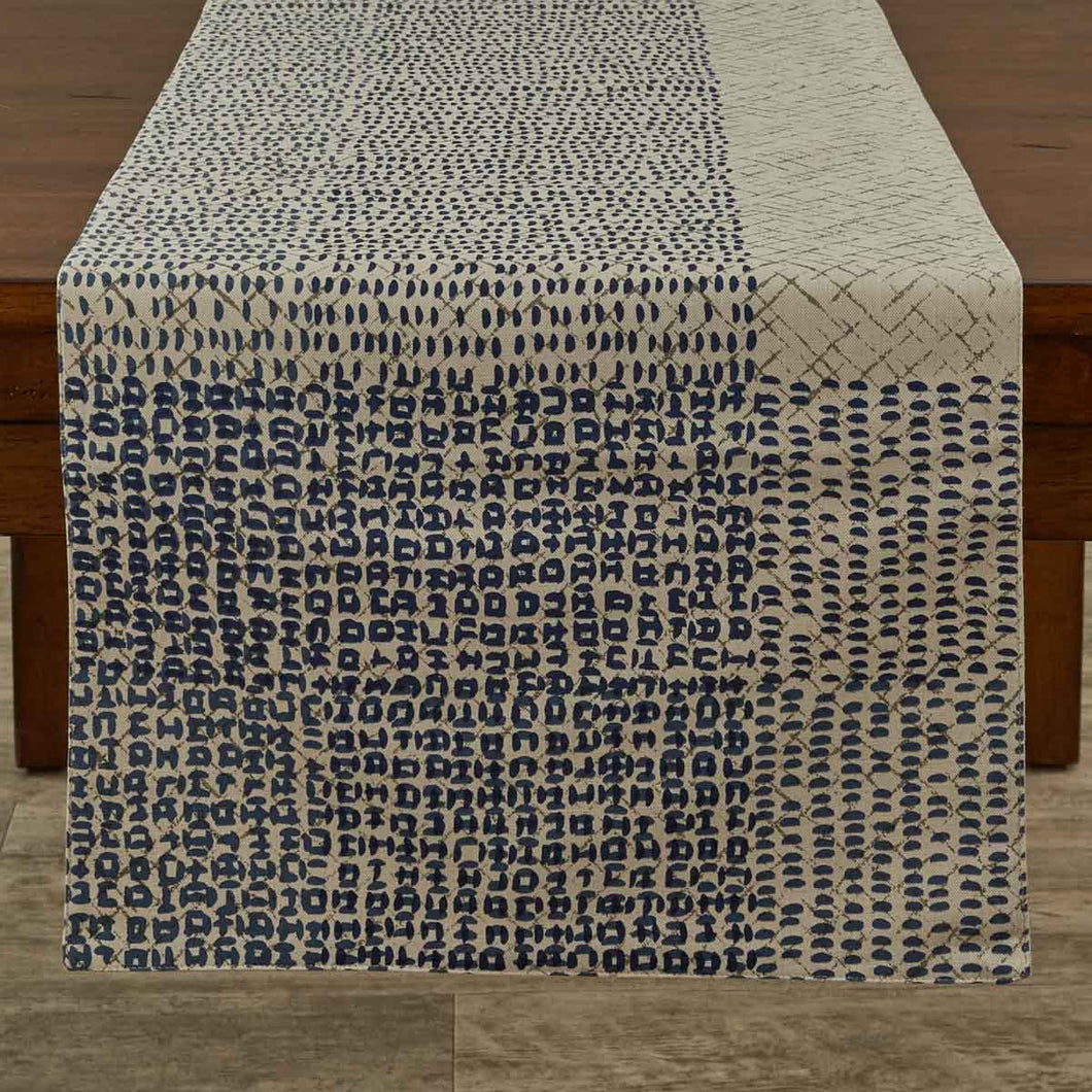 Criss Cross Table Runner - Midnight - 72