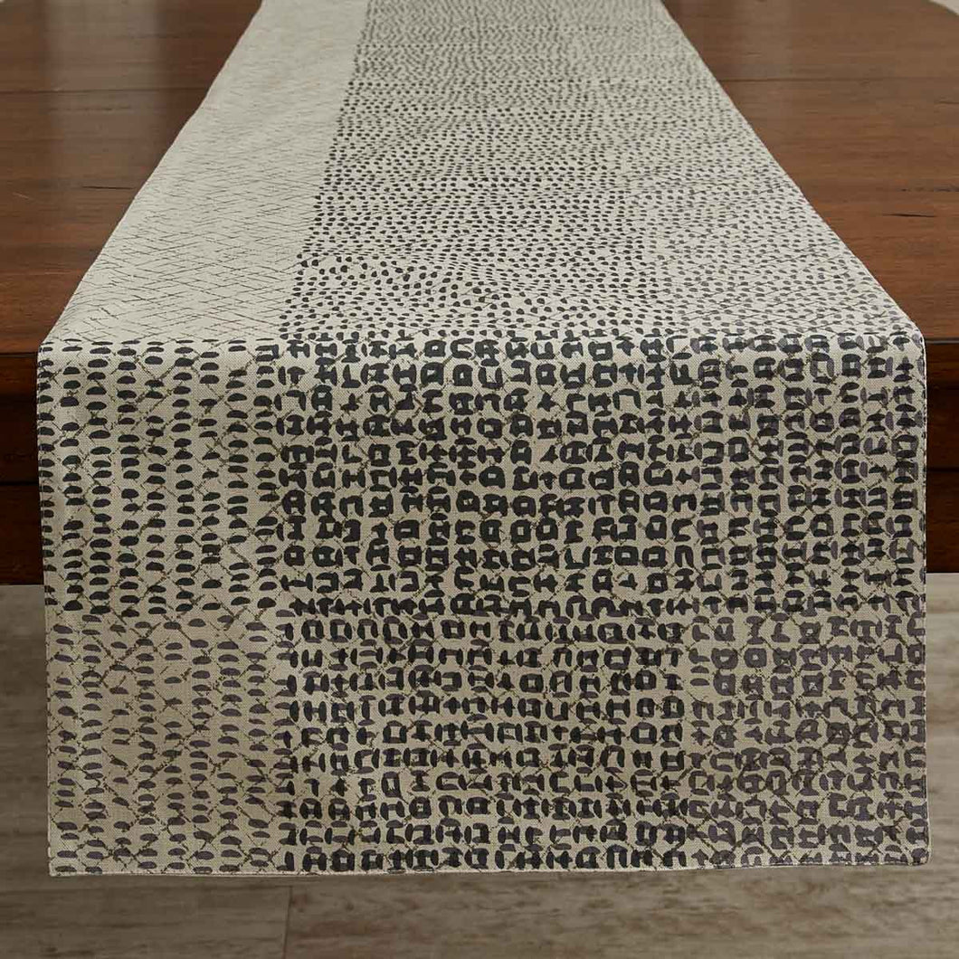 Criss Cross Table Runner - Slate - 72