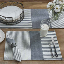 Load image into Gallery viewer, Oliver Stripe Table Runner - 36&quot;L - Set of 2
