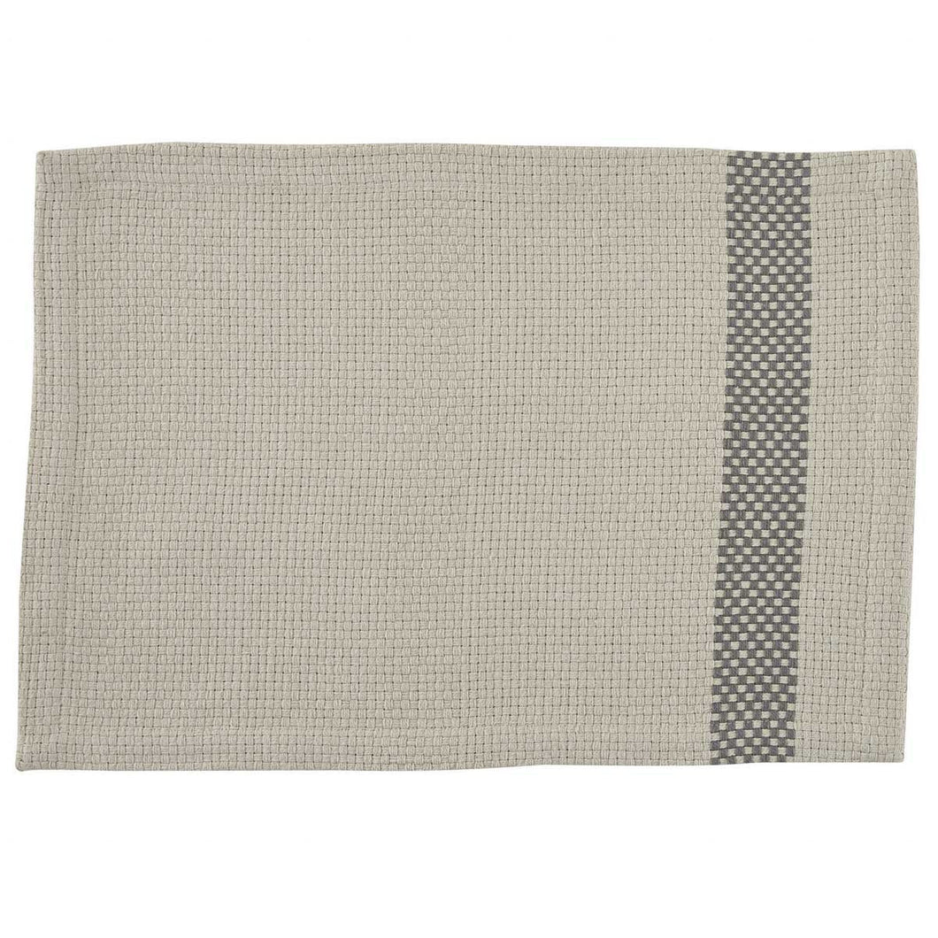 Checker Board Placemat - Gray - Set of 4