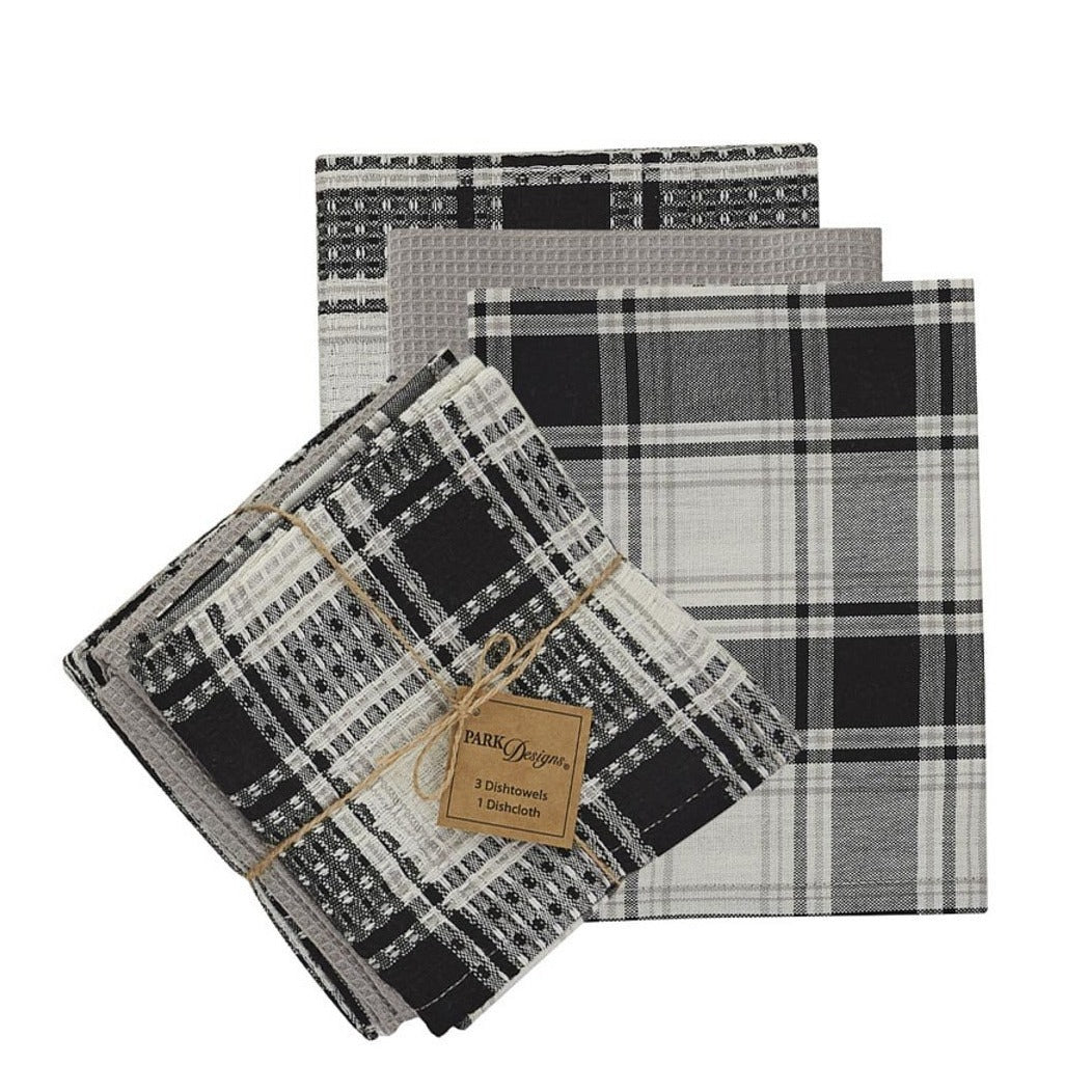 Crossroads 3 Dishtowel & 1 Dishcloth Set