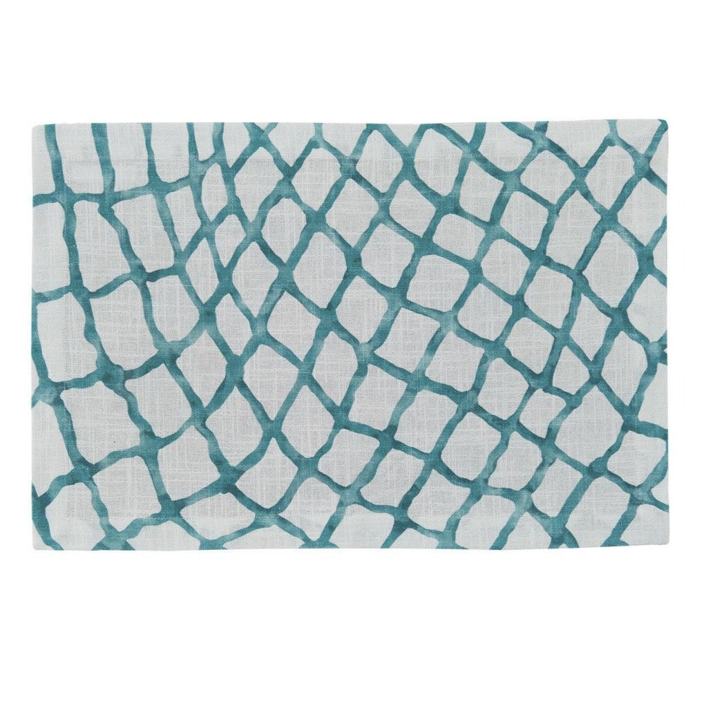Seaview Placemat - Aqua - Set of 4