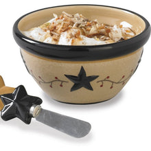 Load image into Gallery viewer, Star Vine Dip Bowl with Spreader
