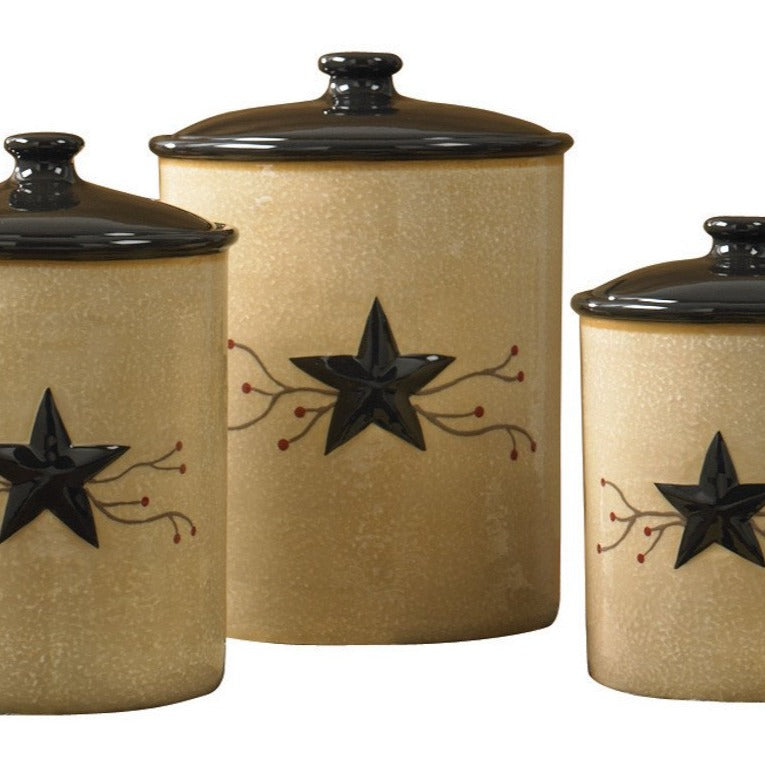 Star Vine Canisters Set