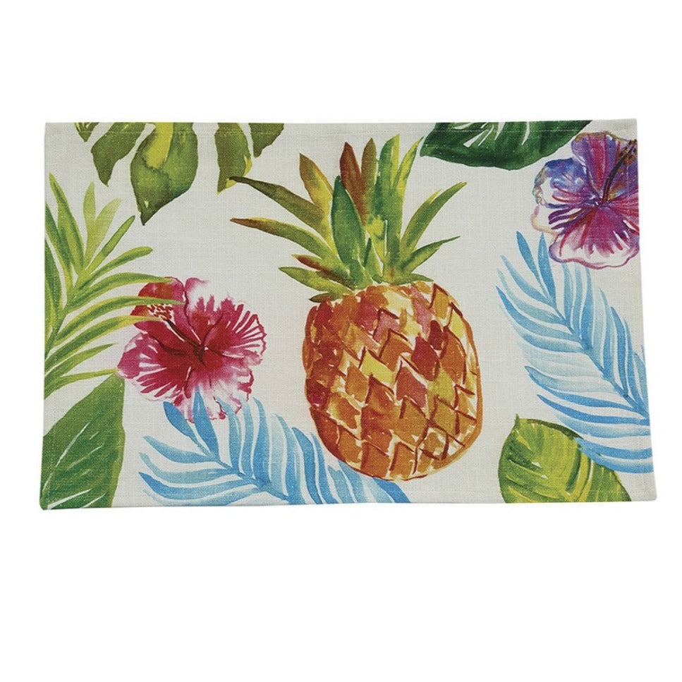 Tropical Paradise Placemat - Pineapple - Set of 4