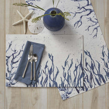 Load image into Gallery viewer, Deep Blue Sea Printed Table Runner - 72&quot;L
