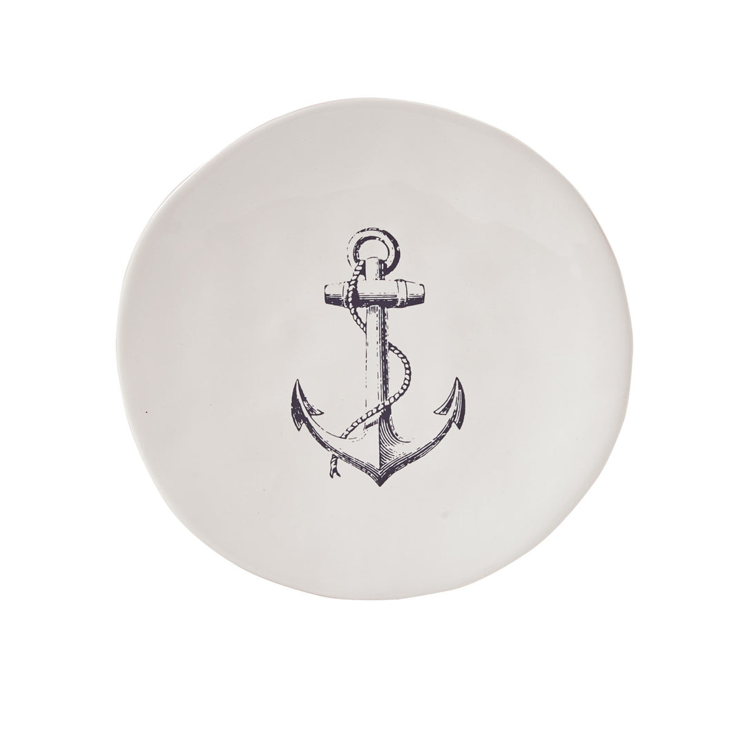 Anchor Salad Plate - Set of 4