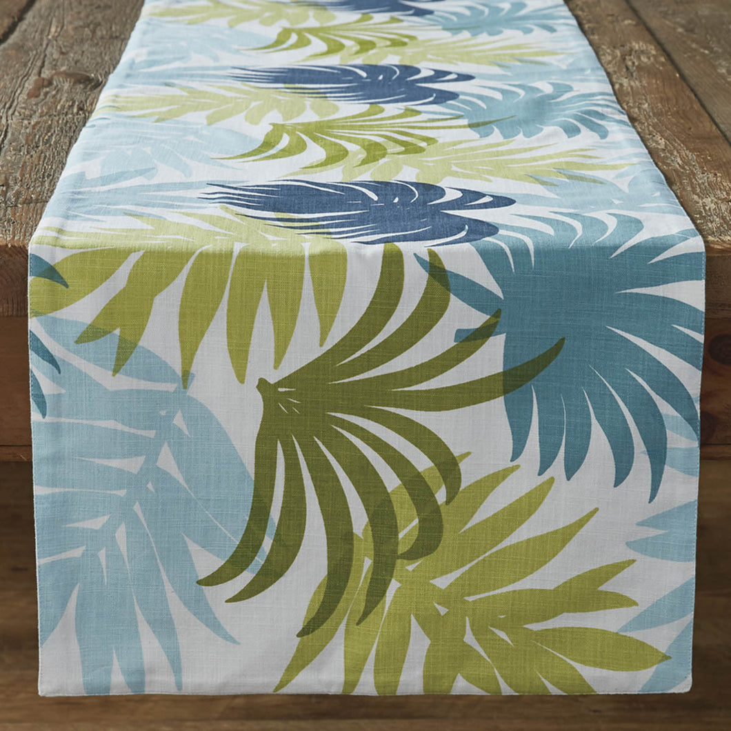 Paradise Palm Printed Table Runner - 72