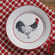 Load image into Gallery viewer, Chicken Coop Salad Plate - Rooster - Set of 4
