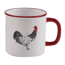 Load image into Gallery viewer, Chicken Coop Mug - Rooster - Set of 4
