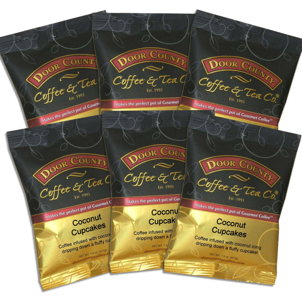 Coconut Cupcake Flavored Coffee Medium Roast, 1.5oz
