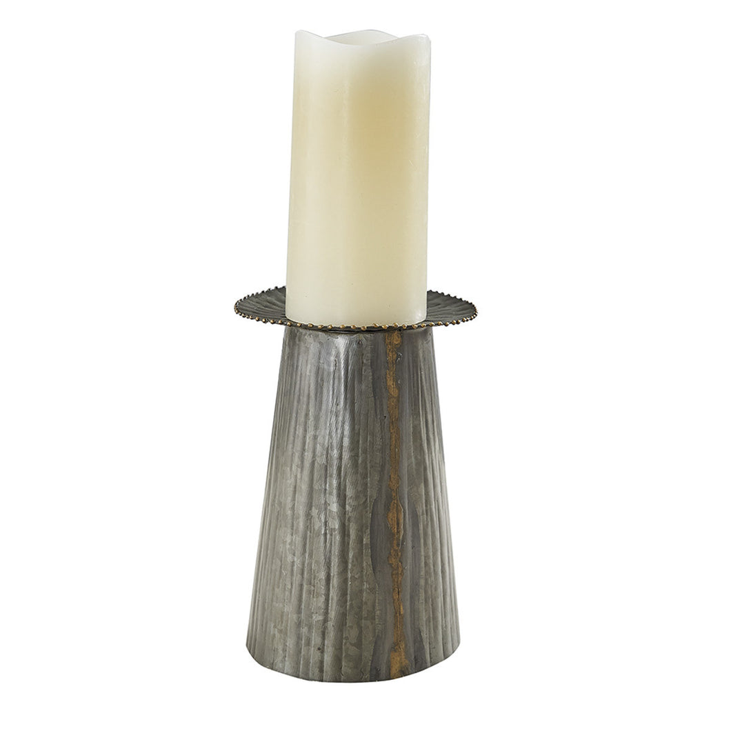 Bronze Tapered Pillar Holder - Short