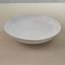 Load image into Gallery viewer, Corrugated 16&quot; Bowl - White - Set of 2
