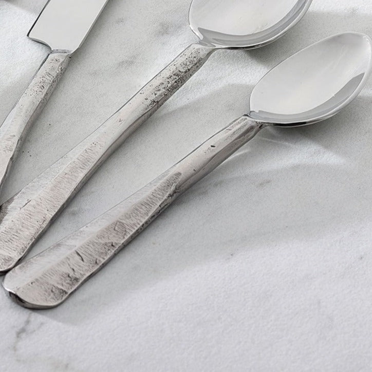 Aged Flatware - Teaspoon - Set of 4