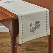 Load image into Gallery viewer, Folk Rooster Table Runner - 54&quot;L - Set of 2
