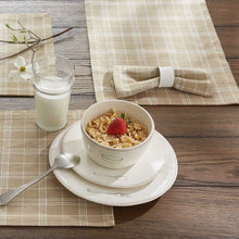 Load image into Gallery viewer, Fieldstone Plaid Placemat - Cream - Set of 4
