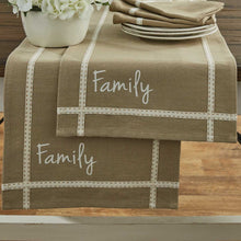 Load image into Gallery viewer, Gather Family Table Runner - 54&quot;L
