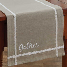 Load image into Gallery viewer, Gather Family Table Runner - 54&quot;L
