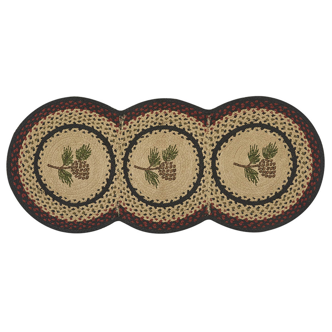 Pinecone Braided Table Runner - 34