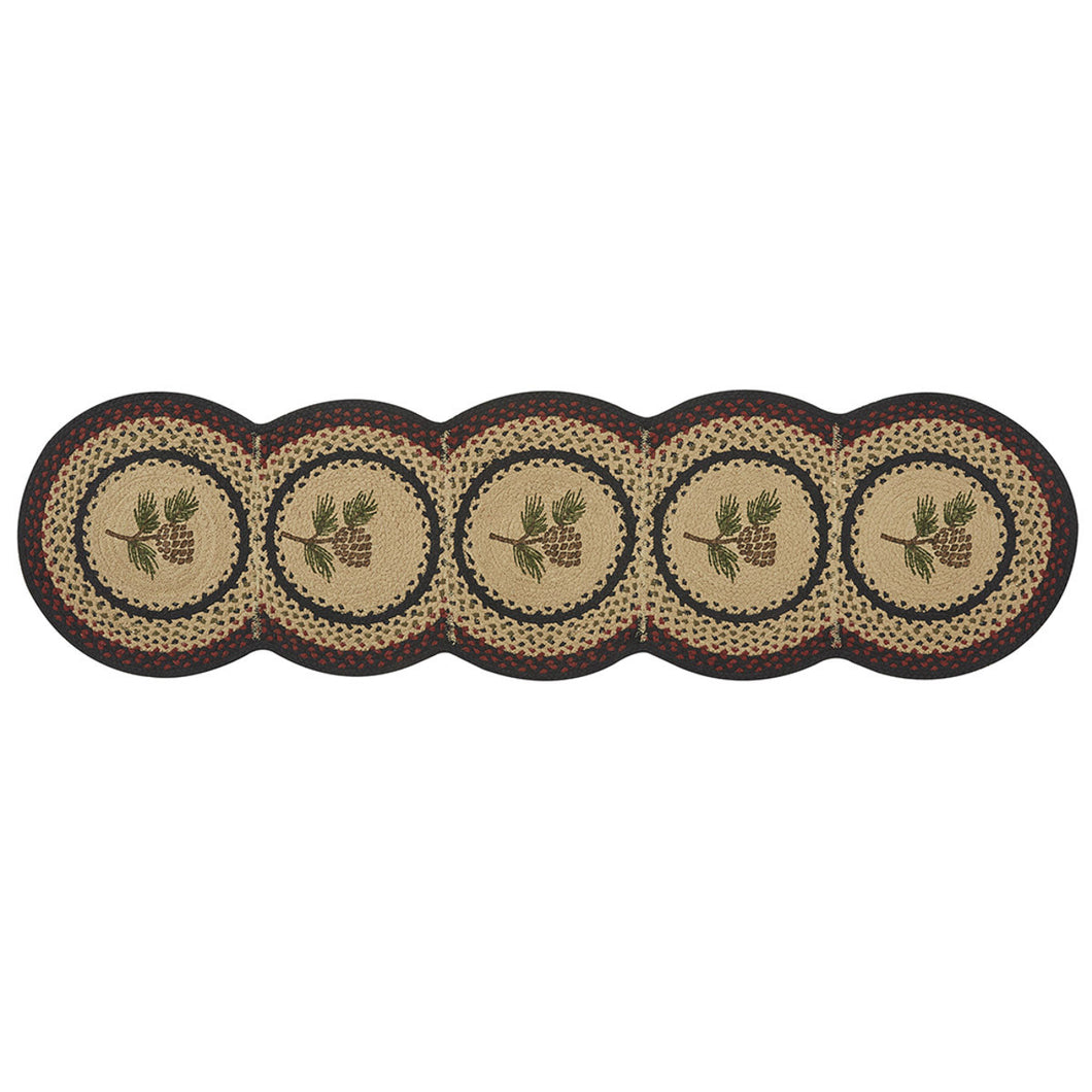 Pinecone Braided Table Runner - 54