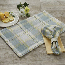 Load image into Gallery viewer, Misty Morning Plaid Placemat - Set of 4
