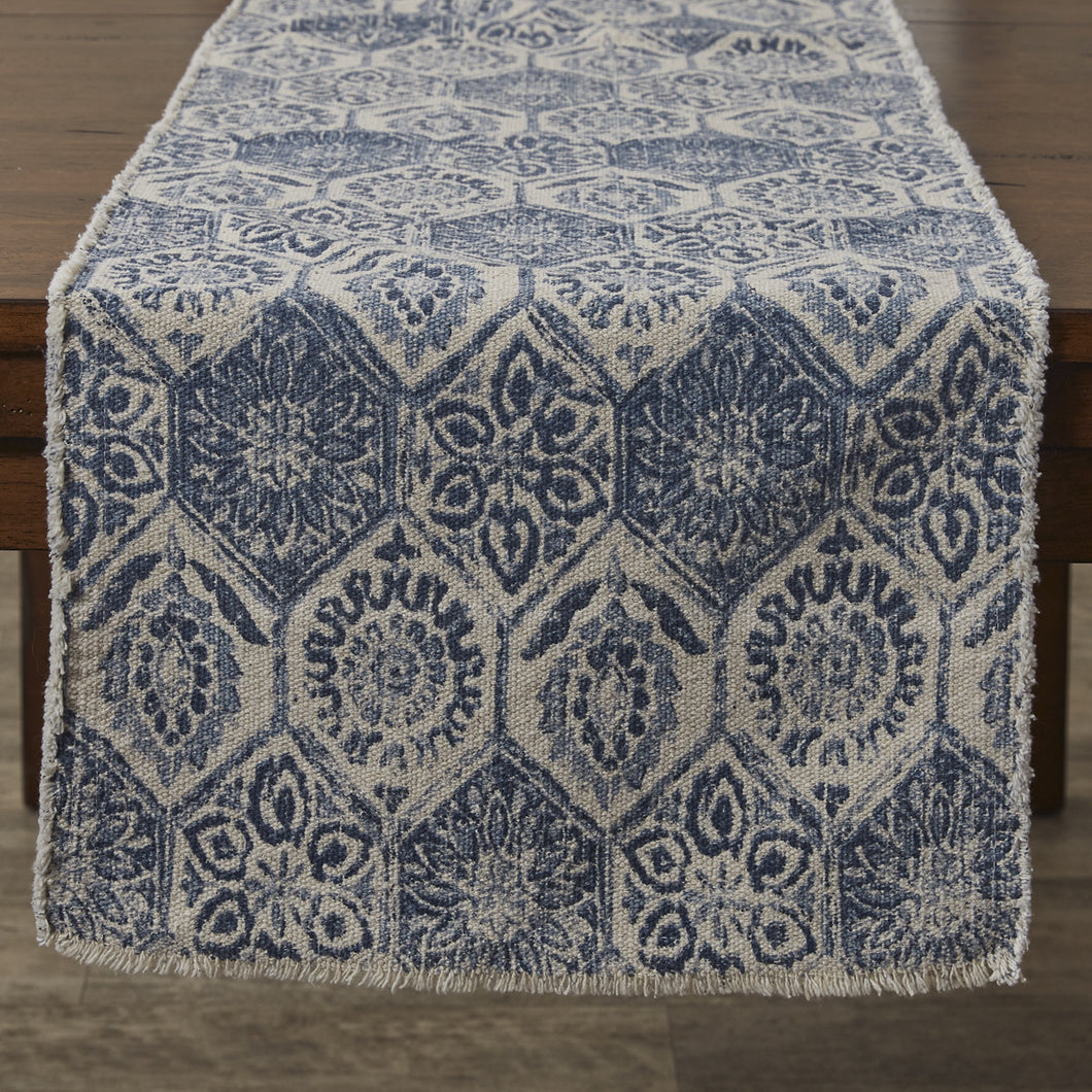 Mosaic Tile Printed Table Runner - 72