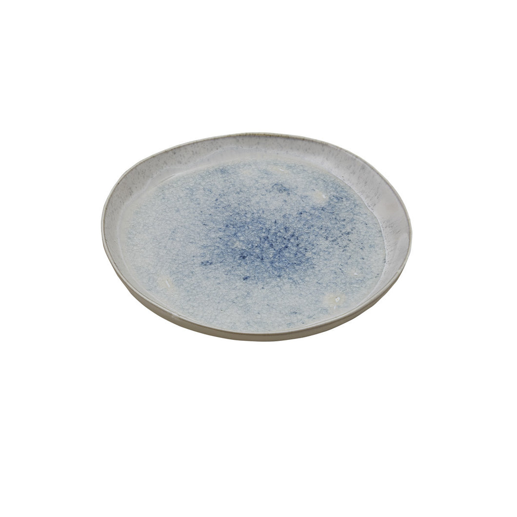 Blue Speckled Plate - Set of 8