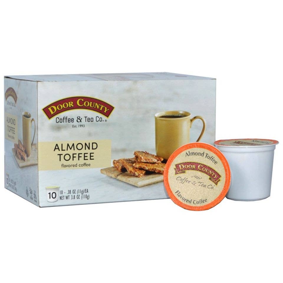 10 Count Almond Toffee Flavored Specialty Coffee