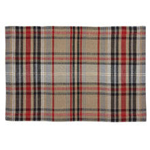 Load image into Gallery viewer, Bear Country Plaid Placemat - Set of 4

