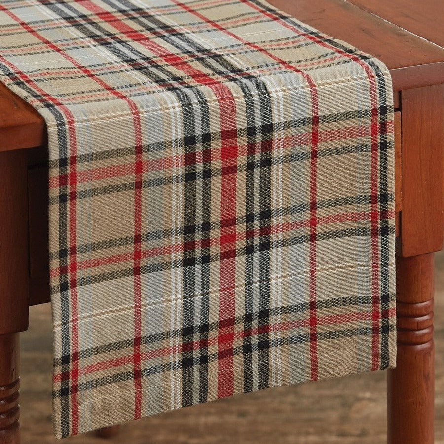 Bear Country Plaid Table Runner - 36