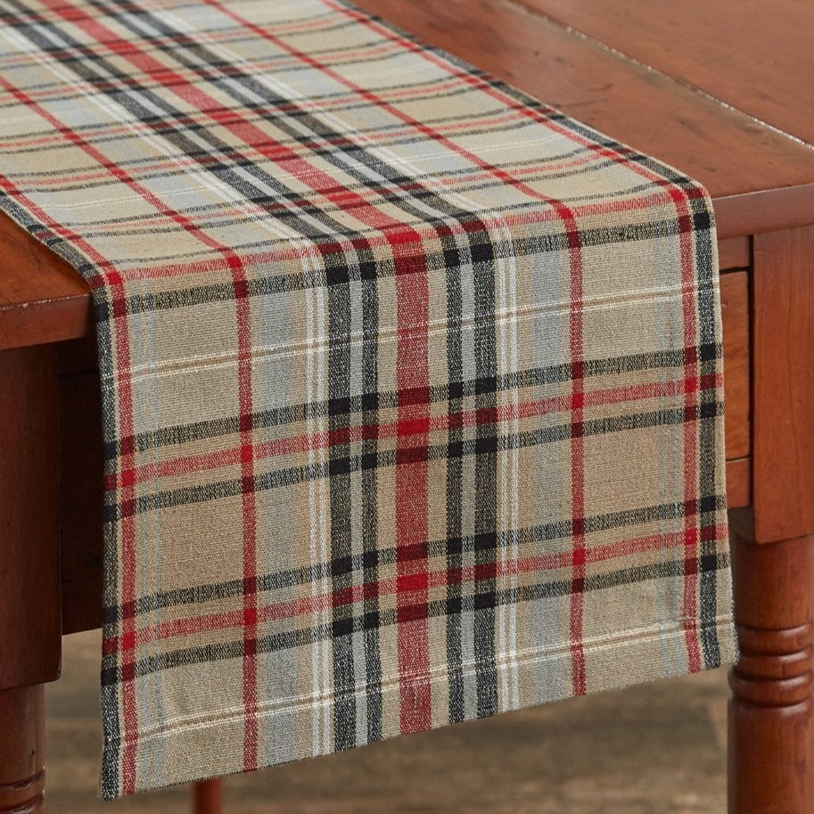 Bear Country Plaid Table Runner - 54