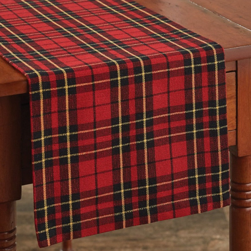 Sportsman Plaid Table Runner - 36
