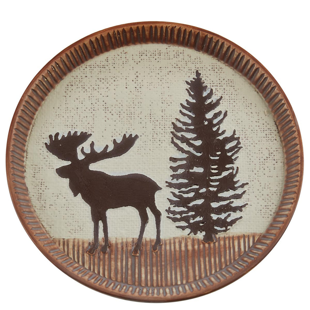 Wilderness Trail Moose Salad Plate - Set of 4