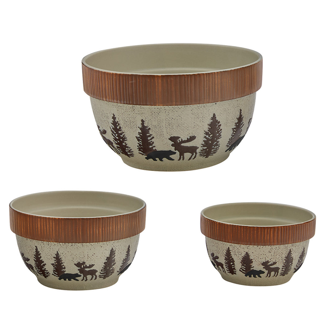 Wilderness Trail Mixing Bowls - Set of 3