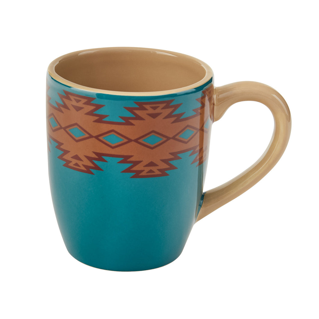 Southwest Pottery Mug - Set of 4