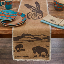 Load image into Gallery viewer, Bison Table Runner - 54&quot;L

