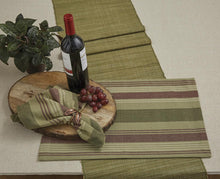 Load image into Gallery viewer, Vineyard Stripe Placemat - Set of 12
