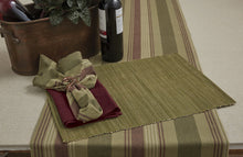 Load image into Gallery viewer, Vineyard Stripe Table Runner - 72&quot;L
