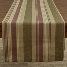 Load image into Gallery viewer, Vineyard Stripe Table Runner - 72&quot;L

