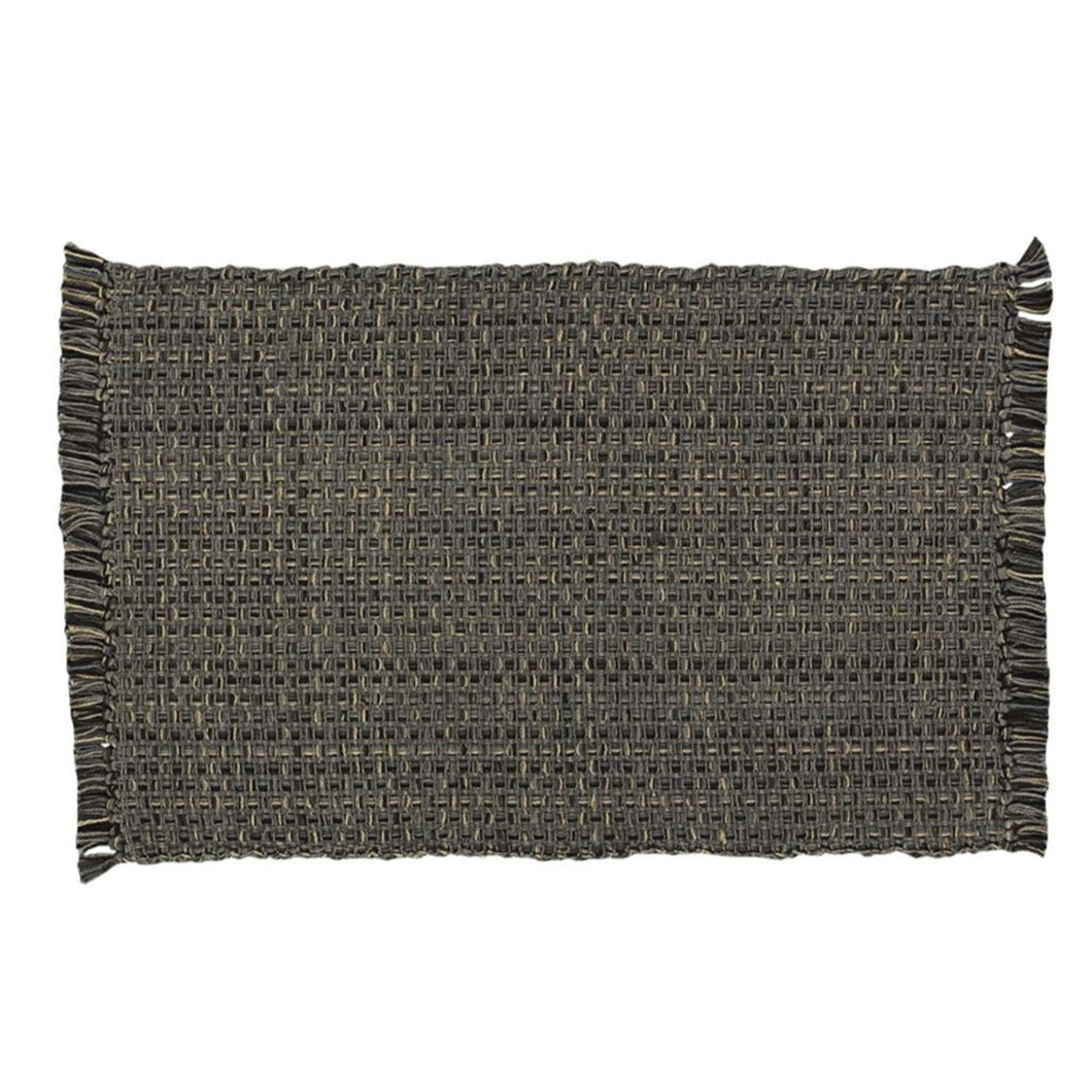 Tweed Placemat - Charcoal - Set of 4