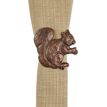 Load image into Gallery viewer, Squirrel Napkin Ring - Set of 12
