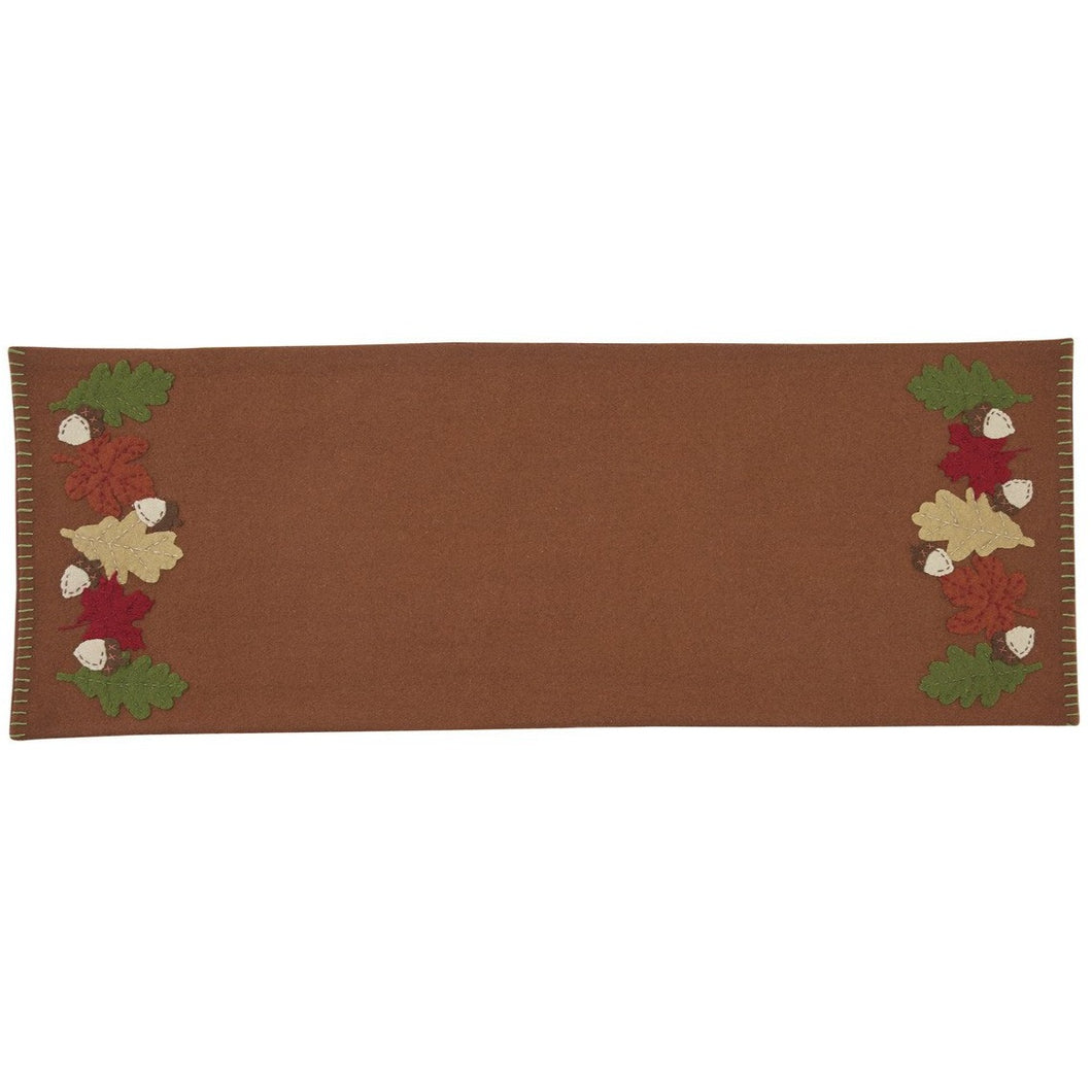 Leaves Felt Table Runner - 36