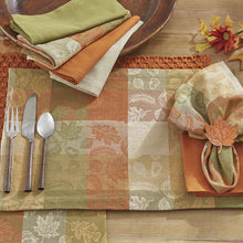 Load image into Gallery viewer, Leaves Abound Jacquard Placemat - Set of 12
