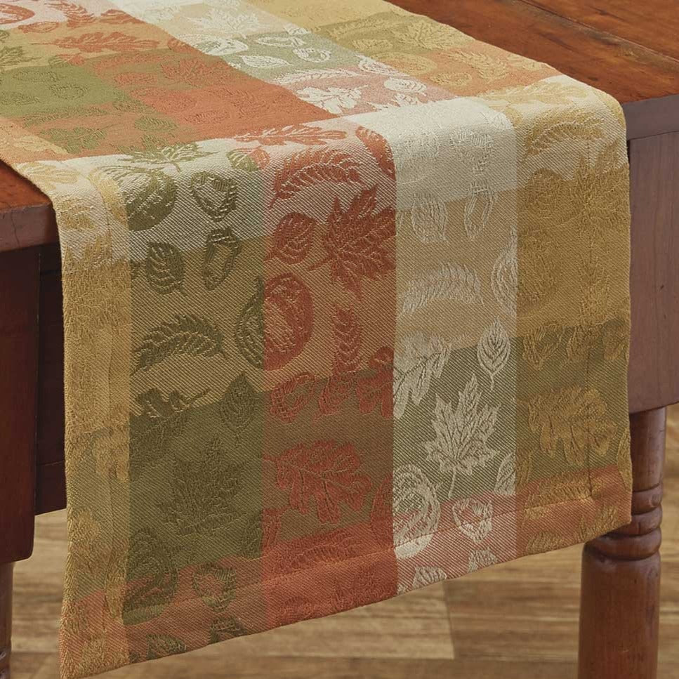 Leaves Abound Jacquard Table Runner - 54