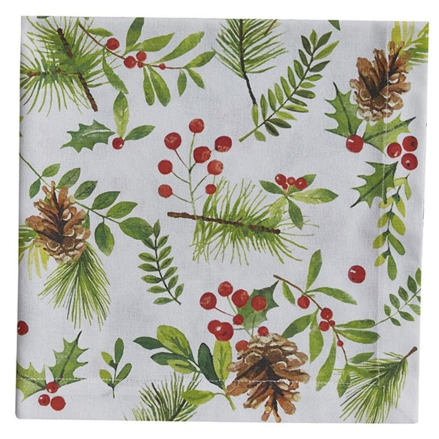 Holiday Woodland Napkin - Set of 12