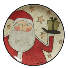 Load image into Gallery viewer, Snow Friends Santa Salad Plate - Set of 4
