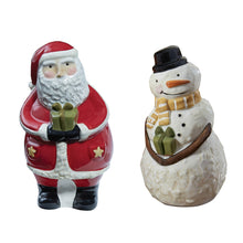 Load image into Gallery viewer, Snow Friends Santa Salt &amp; Pepper Set
