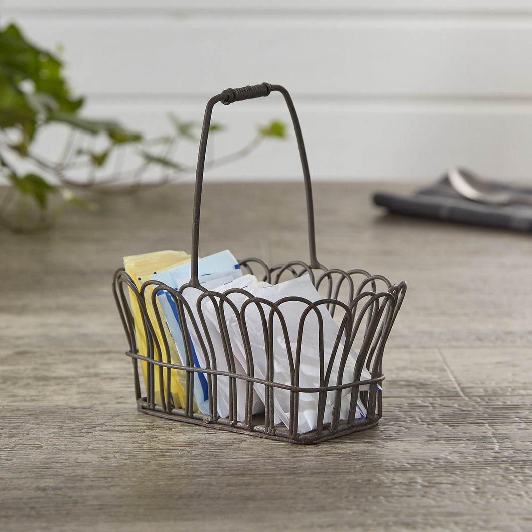 Scalloped Wire Condiment Caddy