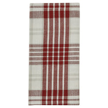 Load image into Gallery viewer, Peppermint Plaid Napkin
