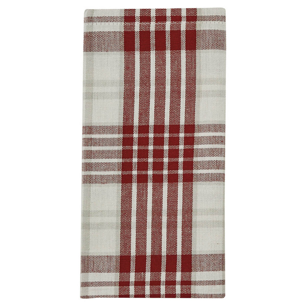 Peppermint Plaid Napkin